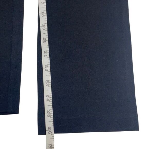 Les Serein Black Striaght Leg Cropped Trousers - Picture 6 of 7